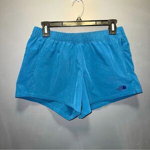 The North Face Women’s Track Shorts Blue Medium Pockets Unlined